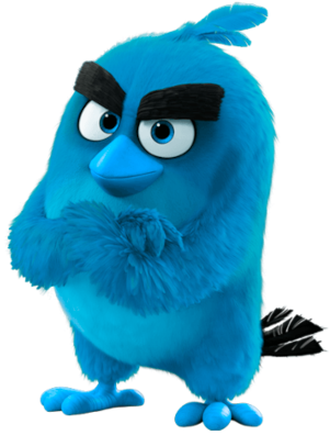 Blue Angry Bird