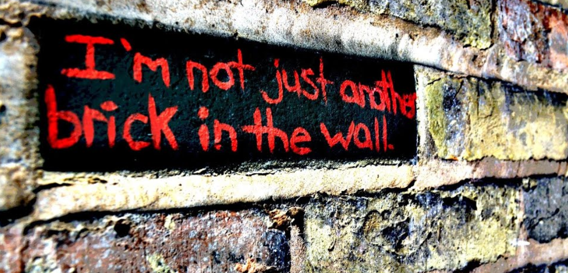 NOT another brick in the wal