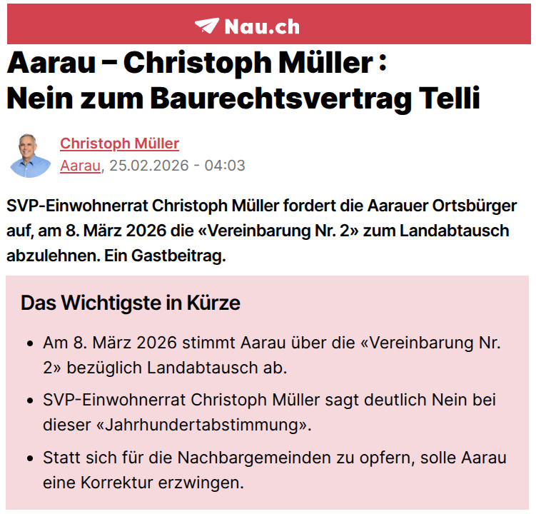 nau.ch - Gastbeitrag Christoph Müller