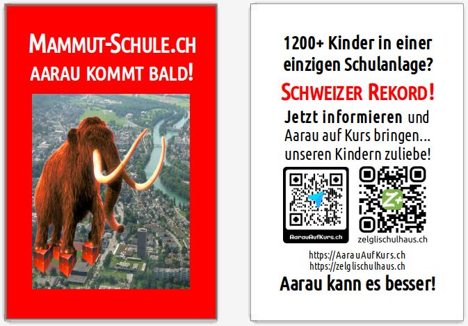 Visitenkarte Mammut-Schule